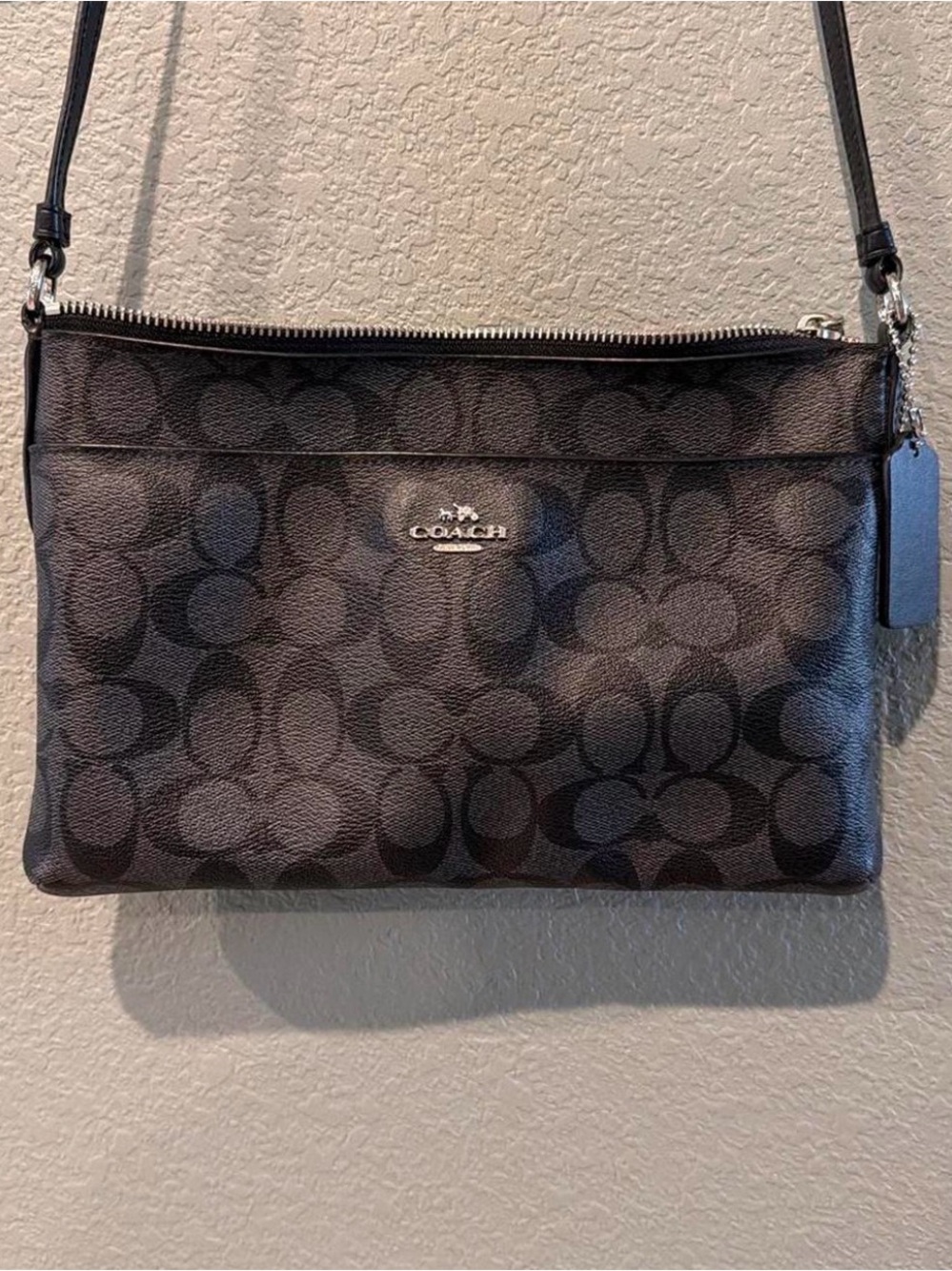 Coach Black Signature Crossbody Bag